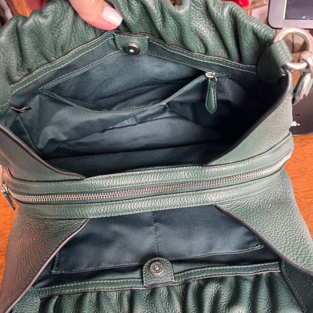 Coach Maya Shoulder Bag Green - Picture 2 of 6